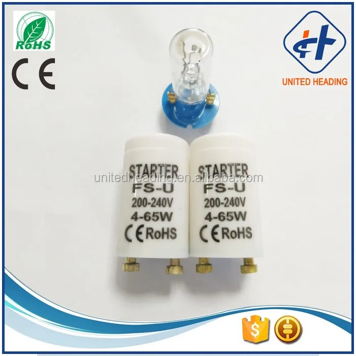 Ce Rohs Fss2 110v Led Tube Starter Fluorescent Tube Starter Glow