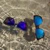 Wholesale brown matte amber men float sunglasses water sport goggles 2016