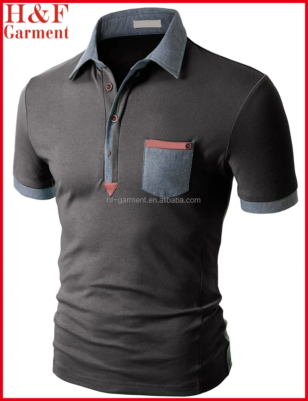 polo shirt zonder kraag