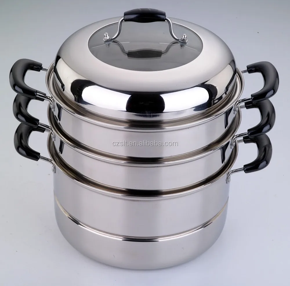 32cm Four Layers Cooking Food Grain Fish Steamer Pot For Sale Buy