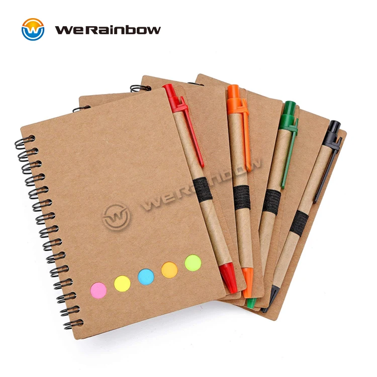 Promotional Bulk Handmade Spiral Notebook With Pen Buy Spiral