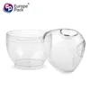 Amazon top seller 2019 unique design 135ml screw egg shaped plastic container