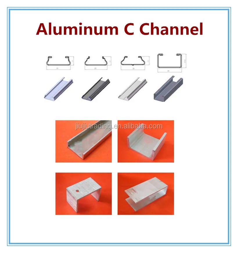 Aluminum U Channel Sizes