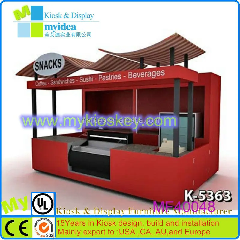 2014 Hot Sell Outdoor Stainless Steel Mobile Food Kiosk Street Food ...