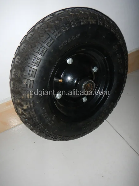 one Wheel and Enclosed Structure wheelbarrow tyre 3.50-7