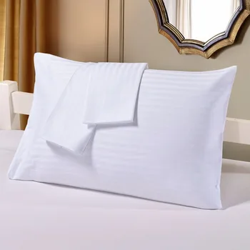 Wholesale Cheap White Plain Organic 100 Cotton 3cm Stripe Design