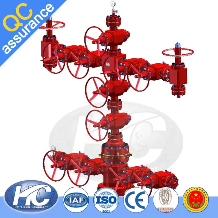 High Pressure Oil Rig Christmas Tree / Wellhead Xmass Tree / Oil