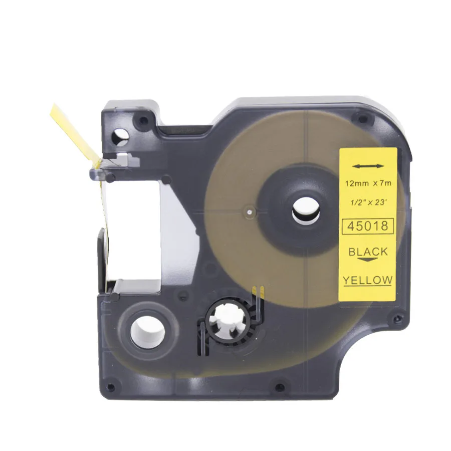 12mm*7m Label Tapes 45013 45016 45017 45018 45019 Compatible D1