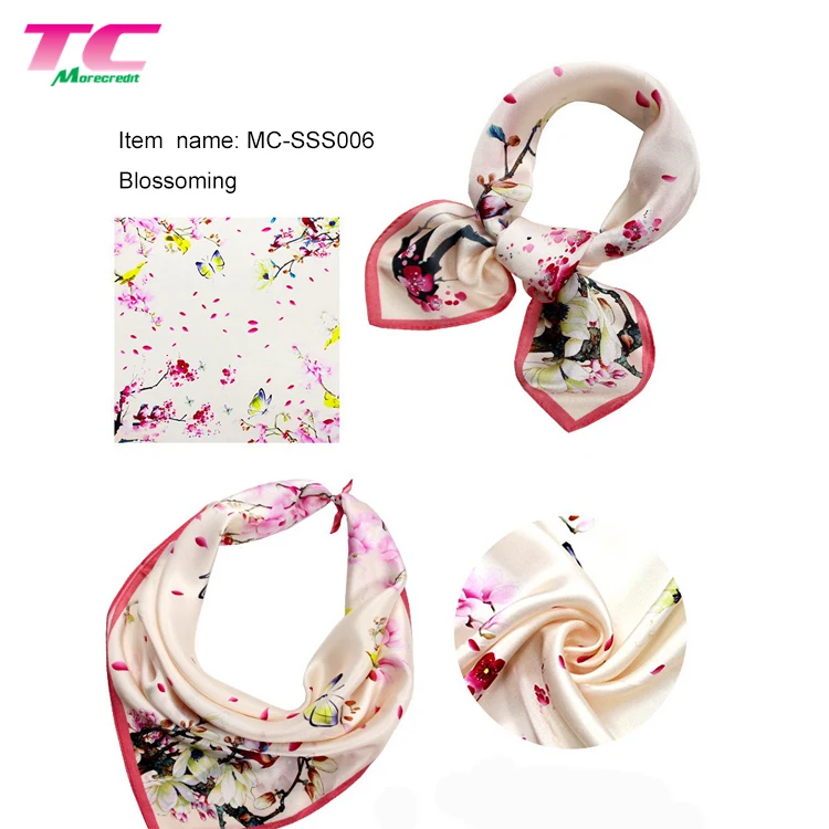 Superb Selling 100 Pure Silk Women Kerchief Manufacturer,53 X 53cm