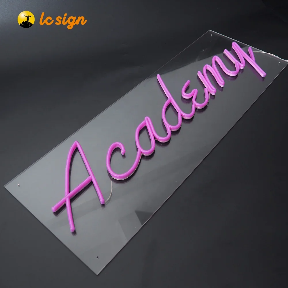 custom shape led flex neon signs 3D letter sign wall hanging neon lights neon signage