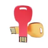 Hot selling metal key shape custom logo usb stick