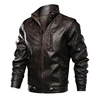 Oem Custom Latest Design Zipper Leather Jacket Male Wholesale Price,Pilot Jacket Leather