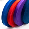 China webbing manufacturer wholesale stock color polyester flat padded webbing
