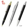Parker matt finished metal ball pen stainless steel writing pen with logo customized