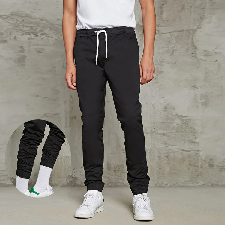 black plain sweatpants