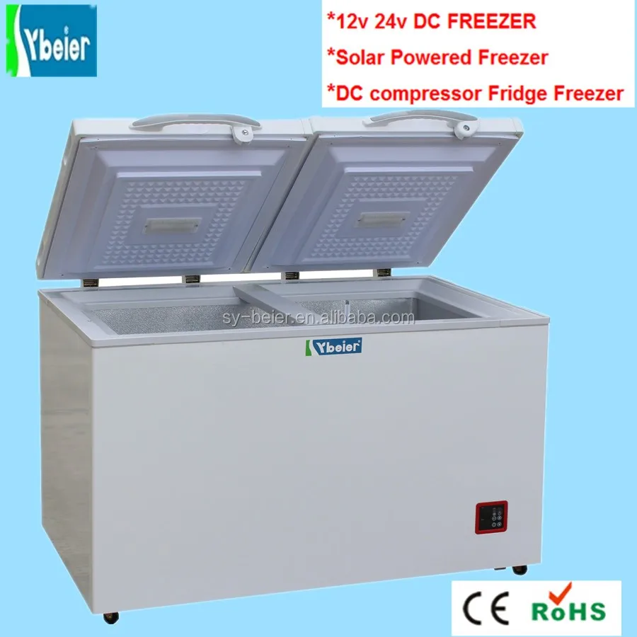 233l Solar Energysaving Freezer 12v 24v Dc Compressor Fridge Freezer