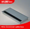 Aluminum Alloy Wire Grommet Cable Box And For Office,Computer Desk,TV Cabinet
