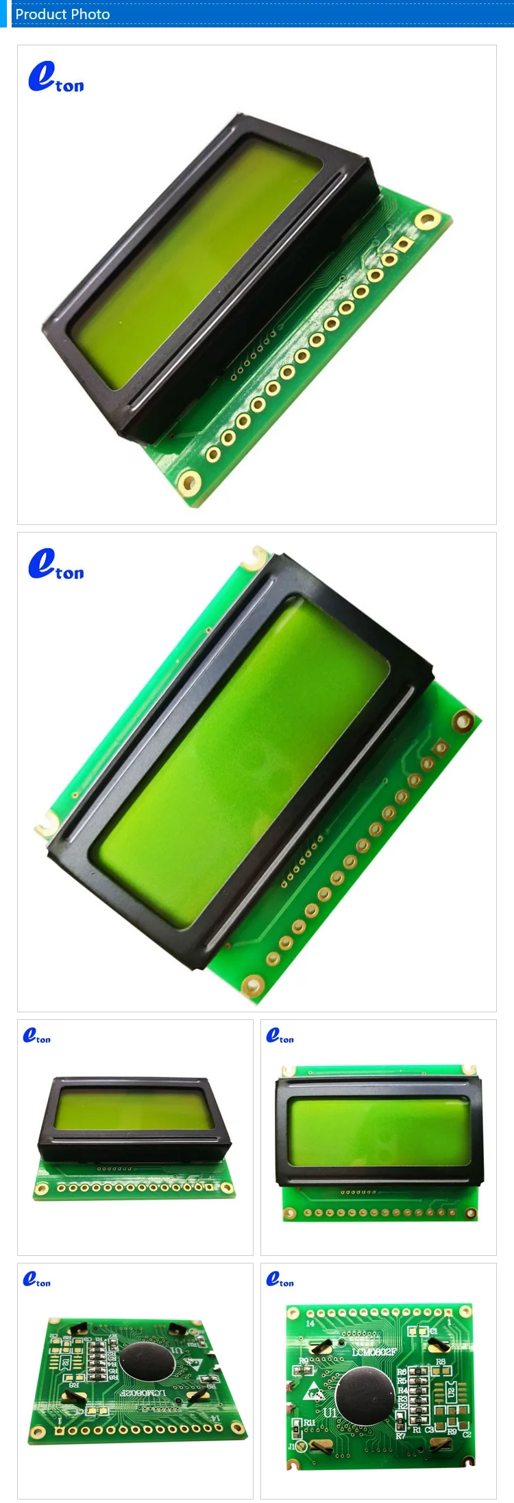 Rohs Display Module Lcd 8x2 0802a Lcd Display Panel Module Buy Rohs