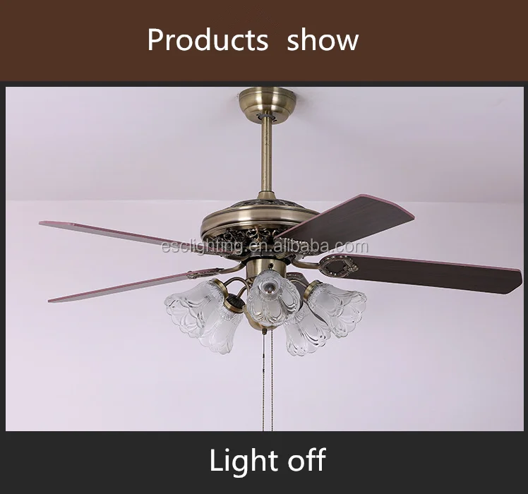 beautiful decorative ceiling fans with 5 lamps