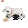 Nursing Nola Sheep Plush with 3 magnetic baby lambs