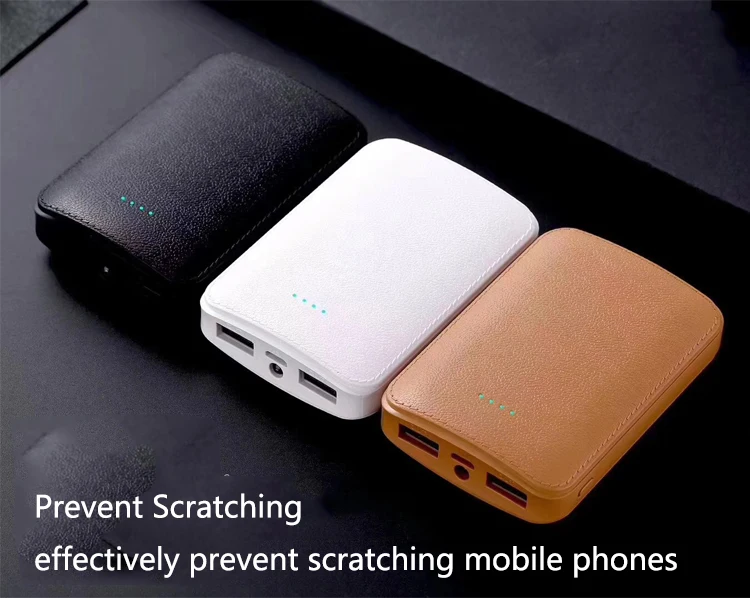 leather power bank 6000mah