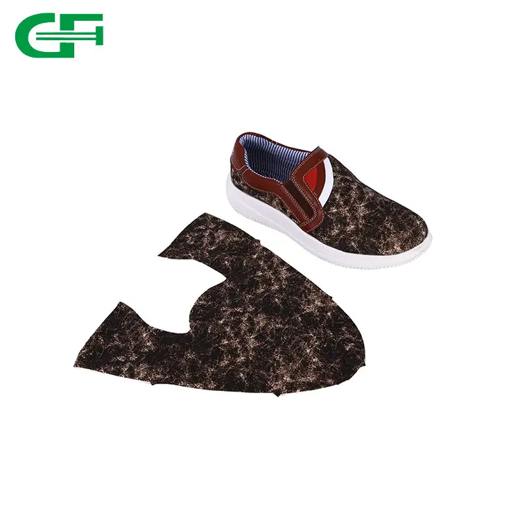 Wholesale Cheap Brown Non Woven Fabric for Ladies Shoes Material Upper
