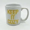 Printing logo 20 ounce keep it cozy ceramic coffee mugs for promotion