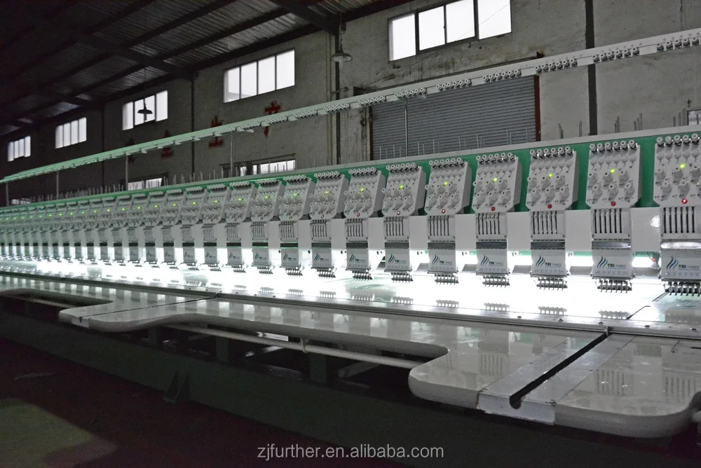 6 Needles Embroidery Machine 30 Heads Embroidery Machine Flat 630 Tri