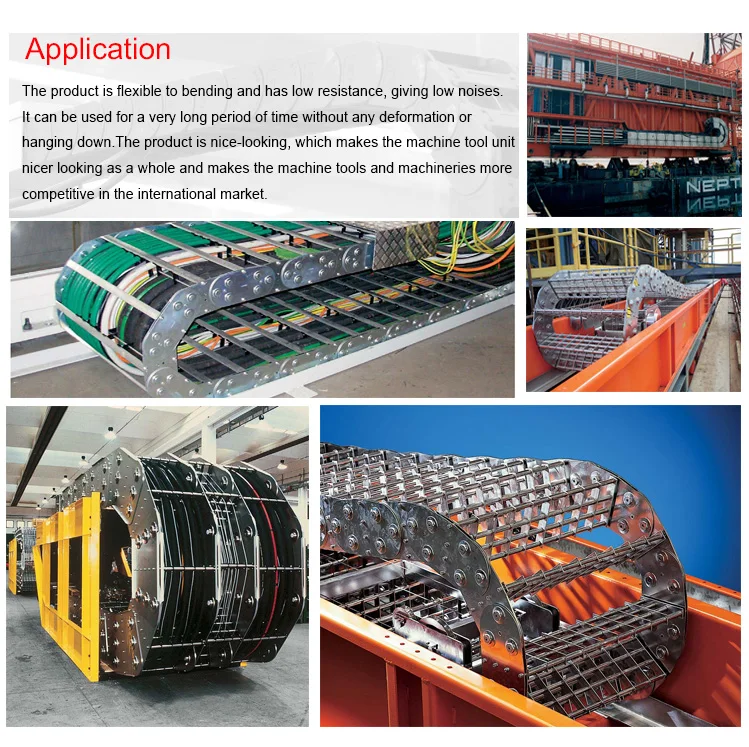 Steel Cable Track Carriers Drag Chains For Cnc Machine Buy Steel