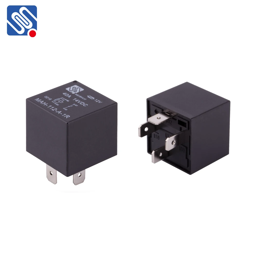 Meishuo MAH-S-112-A-1R Mini High Power 40A/14VDC Automotive Relay New 12 Volt Resistor for Camry Model Peugeot Car Auto Relays