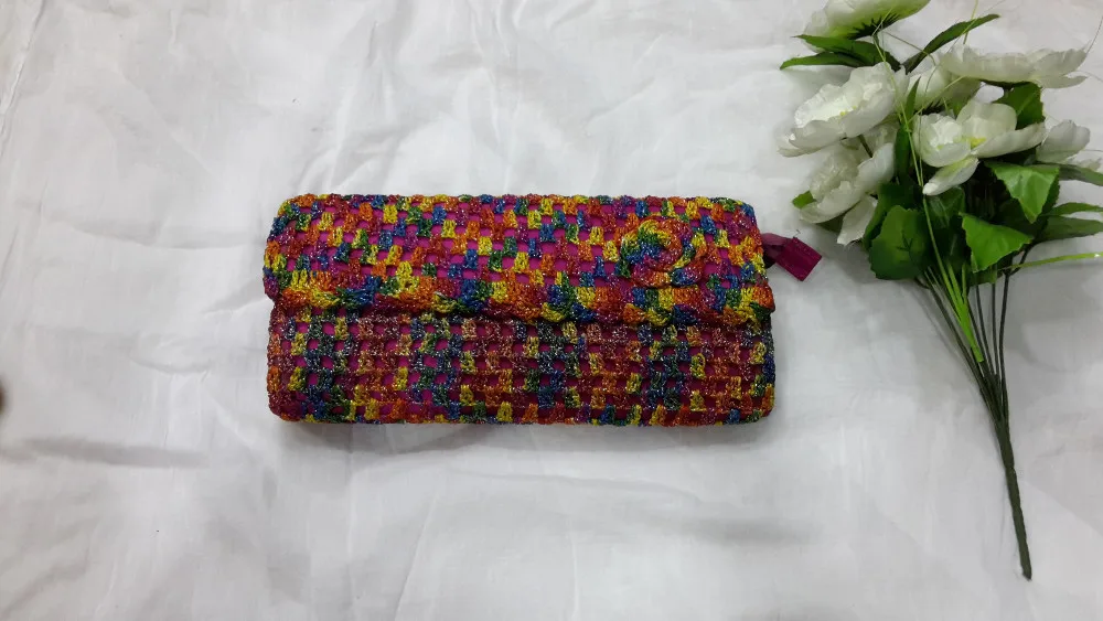 crochet hand purse