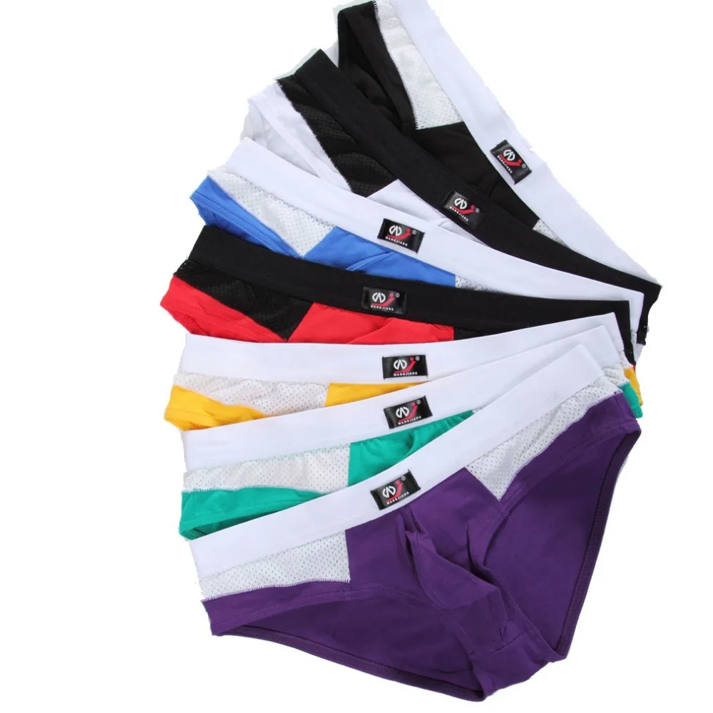 Zhuhaitf pack of 6 Mens Button Breathable Boxer Shorts Cotton Underwear