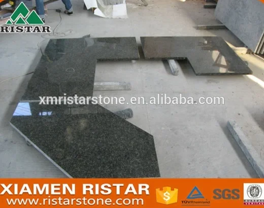 Verde Ubatuba Prefab Granite Bar Top Table Top And Countertop