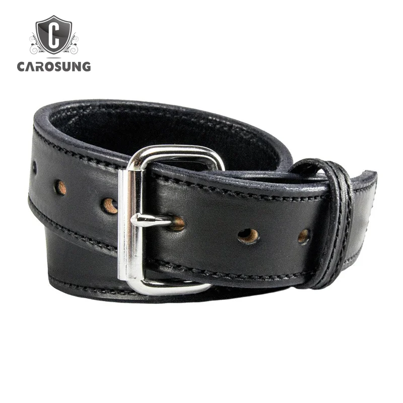 Men's Heavy Duty Roller Pin Buckle Durable Pure Leather Belts Suppliers ...