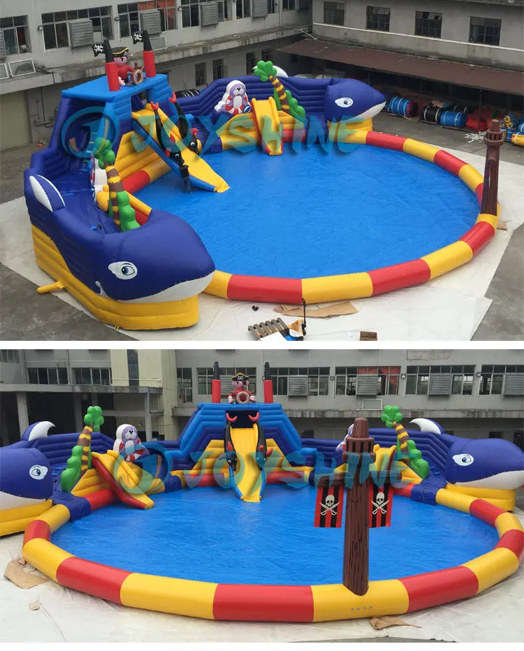Backyard Water Play Amusement Playground Commercial Water Parks Slide Pool Equipment Kids Adult Outdoor Inflatable Water Park