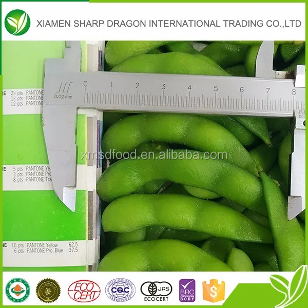 Bulk organic frozen edamame iqf cheap soybeans for sale
