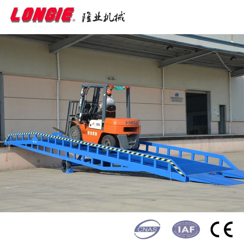 
LIDCQY10-0.8 Movable hydraulic container dock leveler yard ramp 