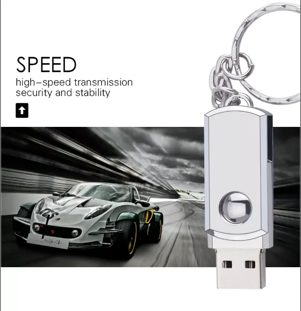Cheap swivel Metal USB Flash Drive with Real Capacity - ANKUX.COM