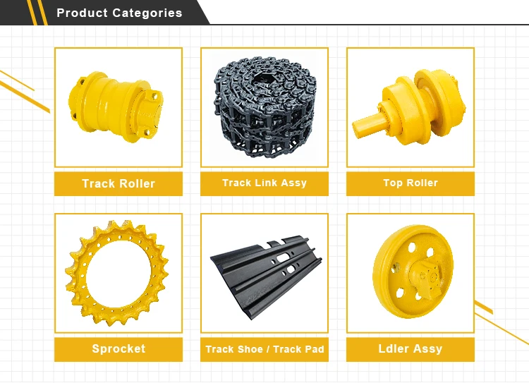 Manufacturer PC100-5 203-30-00110 Excavator Undercarriage Carrier Roller for Komatsu