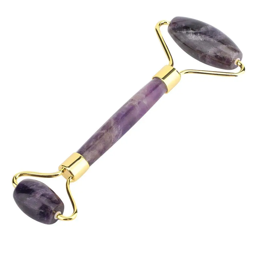 Jade Roller Jade Roller Skin Gym Noiseless Purple Amethyst Jade Roller