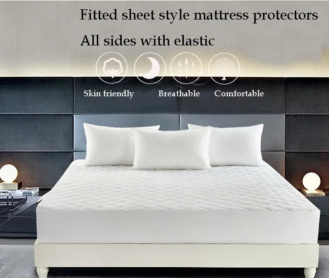 Fitted Sheet Style Hotel Mattress Protector Bed Covers Buy Mattress