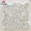 Reliable Vendor Polished Marble Floor Tile Hot Sale Waterjet Pattern Mosaic Cheap Patterns For Decoration