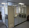 Guangzhou furniture decorative aluminium frame wall glass partitions half glass office partition