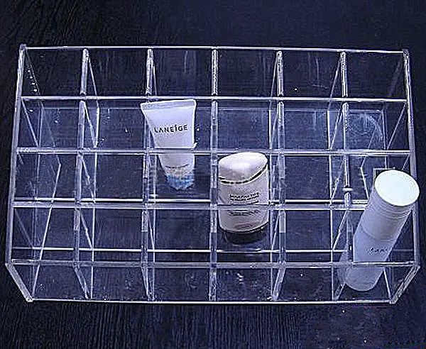 Clear Acrylic Cosmetic Organizer With Dividers Buy Acrylic Cosmetic