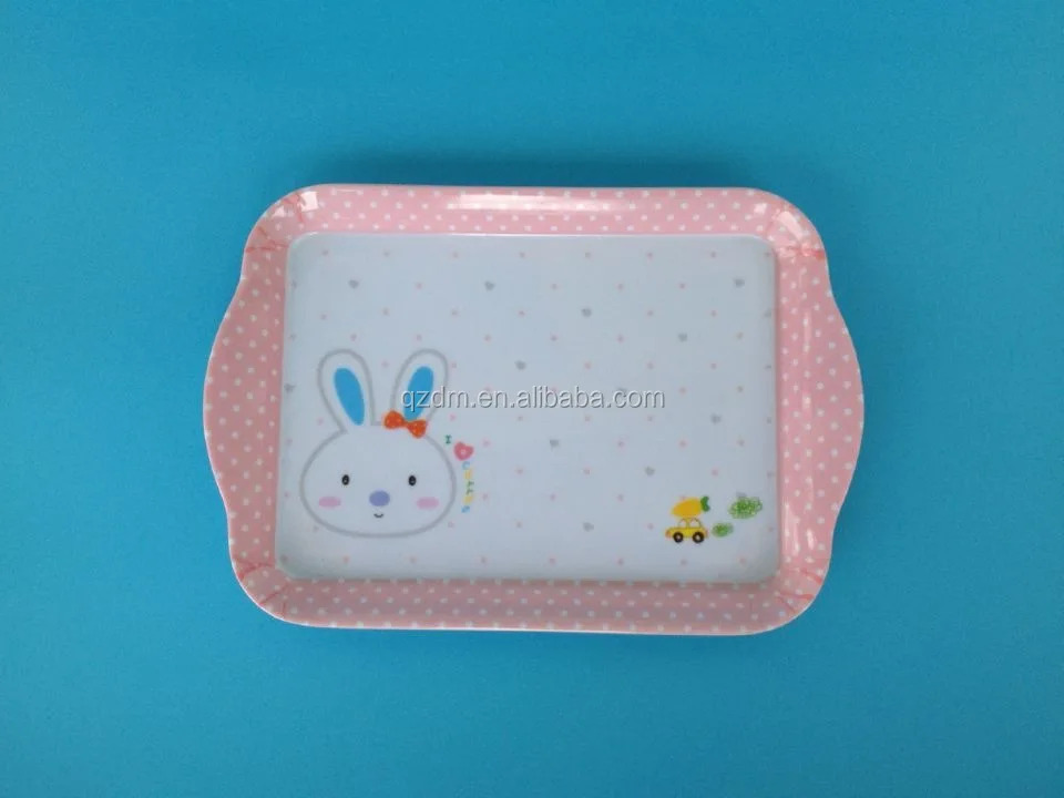 8 Inch Melamine Small Tray/Kids Melamine Tray