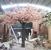 Shopping mall spring theme decoration artificial trees cherry blossom trees