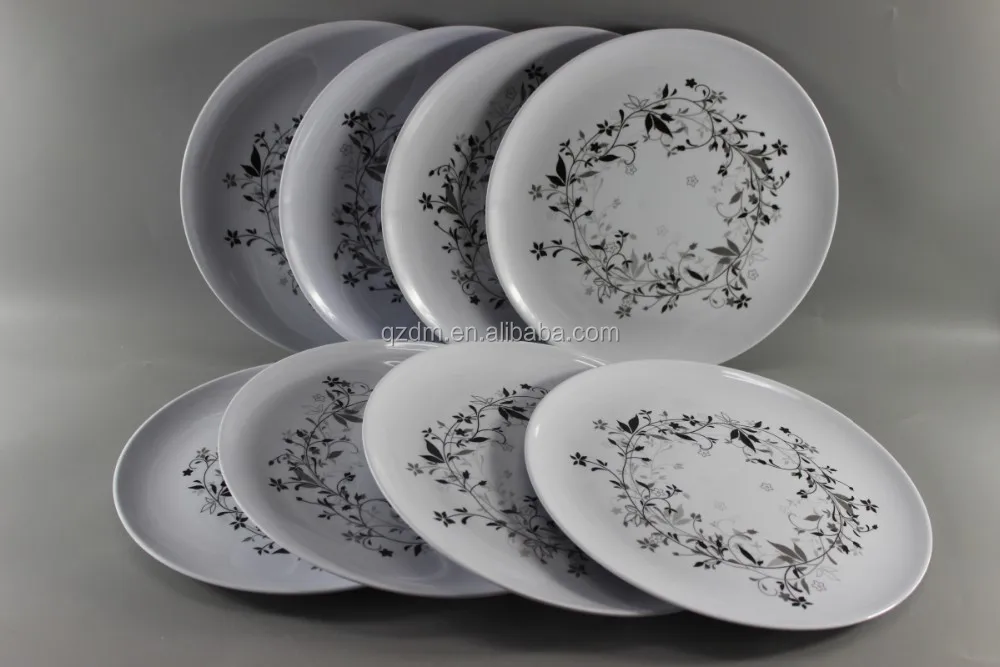 10inch Melamine Dinner plate set for 100% melamine