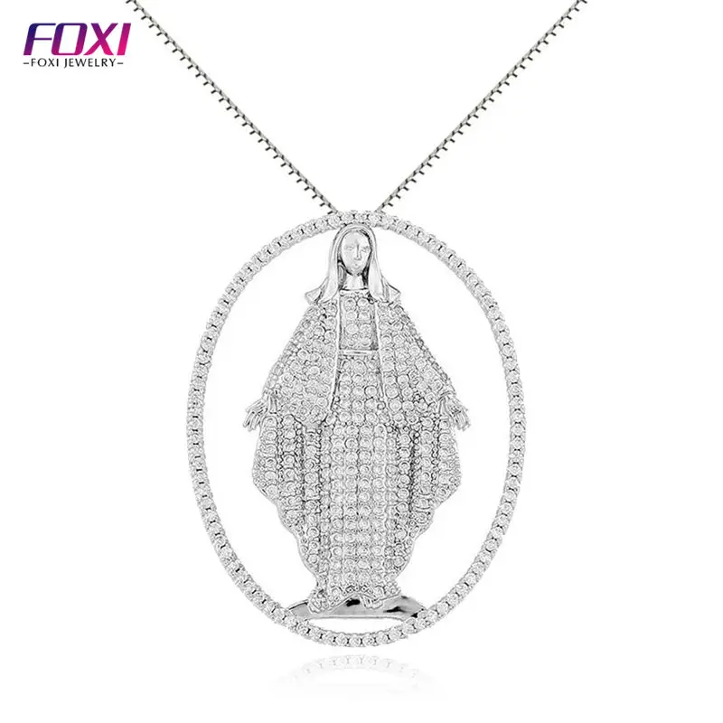 foxy factory direct 2018 new arrival wholesale Guadalupe gold pendant