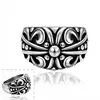 2018 Black cross pattern men's o ring with personalized design