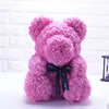 Shininglife Brand Free shipping 2019 hot sale 40cm foam rose flower bear for valentine